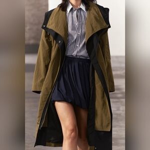 Zara Long Mixed Trench